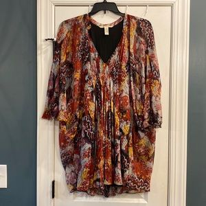 DVF Fleurette Dress Multi Print size 4